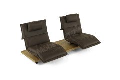 KOINOR Edit 2 - Ledersofa schoko