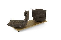 KOINOR Edit 2 - Ledersofa schoko