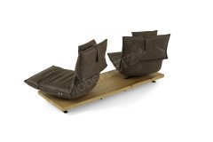 KOINOR Edit 2 - Ledersofa schoko