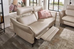 HU-RL21014 von Hukla - Leder-Duo pearl