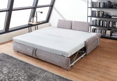 Ronja-Sleep von Bali - Schlafsofa hellgrau