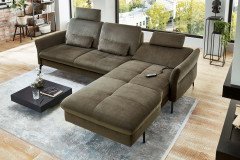 ZE-EM20156 von Zehdenick - Ecksofa Ausführung rechts olive