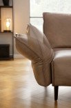 16660 Bonnie von Willi Schillig - Ledersofa Ausführung rechts sand