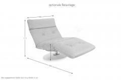 Tivoli von Schröno - Bigsofa rot