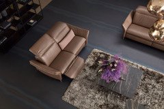 1065 von Himolla - Ledergarnitur zigarre