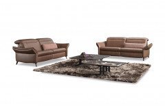 1065 von Himolla - Ledergarnitur zigarre