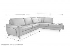4837 Brasil von PM Oelsa - Polsterecke rechts steel