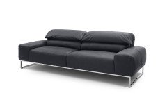 Esmara von Easy Sofa - Ledersofa schwarz