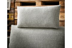 KOINOR Famous - Ecksofa Ausführung links grau