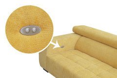 7589 von ALINA - Polsterecke Variante rechts gelb