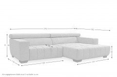 7589 von ALINA - Polsterecke Variante rechts gelb