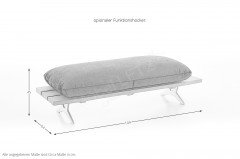 KOINOR Marilyn - hochwertige Ledergarnitur links chilli