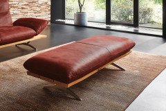 KOINOR Marilyn - hochwertige Ledergarnitur links chilli