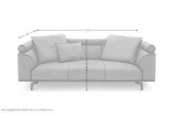 Cuba von Easy Sofa - Ledersofa olive