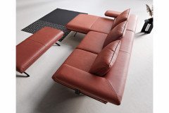 KOINOR Hoover - Ledersofa links reno