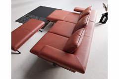 KOINOR Hoover - Ledersofa links reno