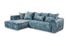 London von ED-Lifestyle - Ecksofa links smoke blue