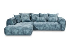 London von ED-Lifestyle - Ecksofa links smoke blue