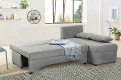 Polaris-LE22 von Job - Ecksofa Variante rechts hellgrau