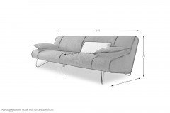 KOINOR Gismo - Ledersofa cougar