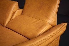 1178 von Himolla - Ledersofa Ausführung links mais