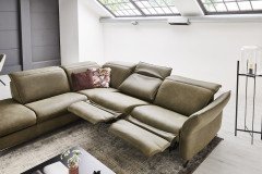 HU-RL17008 von Hukla - Polsterecke Variante links olive