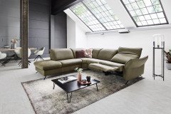 HU-RL17008 von Hukla - Polsterecke Variante links olive