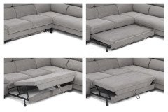 1082 von Carina - Ecksofa Variante rechts grau