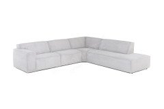 Loki-LE23 von Easy Sofa - Ecksofa rechts hellgrau