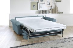 Elisa von Bali - Schlafsofa hellblau