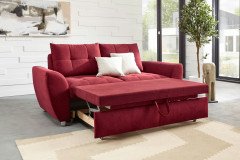 Systemo 2072 von Poco - Funktionssofa cherry