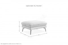 MP-IN22025 von Megapol - Ecksofa Variante rechts silver