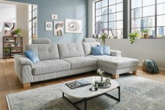 PP-LA19101 von Polipol - Ecksofa Ausführung rechts silver