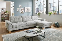 PP-LA19101 von Polipol - Ecksofa Ausführung rechts silver