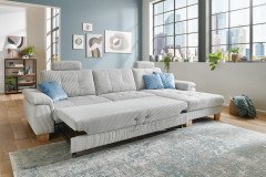 PP-LA19101 von Polipol - Ecksofa Ausführung rechts silver