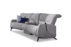 Recreo von Himolla - Trapezsofa silber