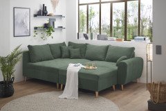 Calanda von ED-Lifestyle - Ecksofa links winter moss