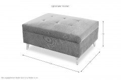 Calanda von ED-Lifestyle - Ecksofa links winter moss