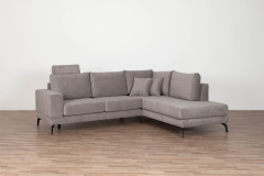 Davos von Matex - Ecksofa rechts grau