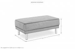 Bruno-LE18 von Matex - Polstergarnitur schwarz