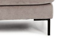 Tailos S von Vilmers - Eckgarnitur mit Hocker dirty sand