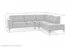 Andrew von Het Anker - Eckcouch rechts olive