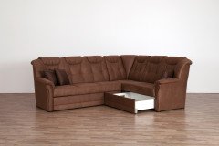 Linz von Matex - Ecksofa Variante rechts hellbraun