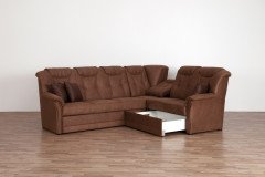 Linz von Matex - Ecksofa Variante rechts hellbraun