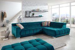 MP-IN16008 von Megapol - Ecksofa Variante rechts petrol