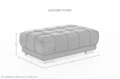 MP-IN16008 von Megapol - Ecksofa Variante rechts petrol