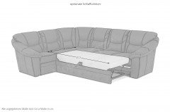 Talos-LE18 von Matex - Ecksofa Variante links granit