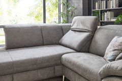 Serenity 2068 von Polsteria - Polsterecke Ausführung links savannah