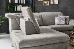 Serenity 2068 von Polsteria - Polsterecke Ausführung links savannah