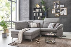 Serenity 2068 von Polsteria - Polsterecke Ausführung links savannah